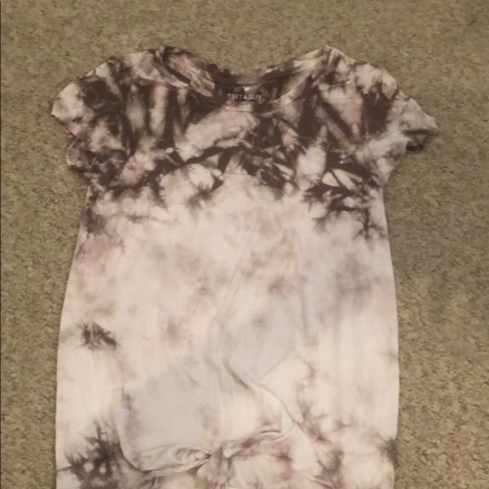 tye dye american eagle shirt